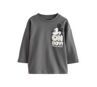 Next T-Shirt 'Mickey Mouse' gris / noir / blanc cassé, Taille 128