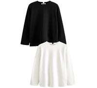 Next T-shirt noir / blanc, Taille XXL