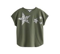 Next T-shirt olive / argent, Taille 7XL