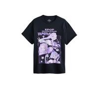 Next T-shirt oversize 'Kpop Demon Hunters' bleu clair / lavande / violet clair / noir, Taille 4XL-5XL