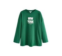 Next T-shirt oversize vert / blanc, Taille 4XL-5XL