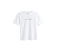 Next T-Shirt 'Peaky Blinders' gris foncé / blanc, Taille XL
