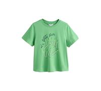 Next T-shirt 'Petit Pois' bleu marine / vert / vert clair / blanc perle, Taille L