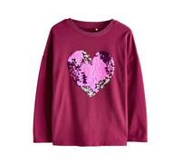 Next T-Shirt rose clair / bourgogne, Taille 122