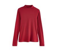 Next Cherry Red Ribbed High Neck Long Sleeve T-Shirt