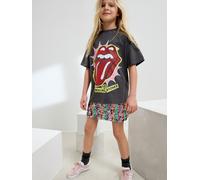 Next T-Shirt 'The Rolling Stones' jaune / gris / rose clair / rouge, Taille 152