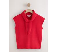 Next Tie Neck Knitted Tank Top rouge M (FR 42-44)