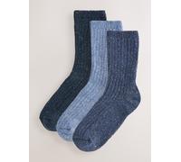 Next Chaussettes bleu / bleu marine / noir, Taille 36-41