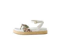 Next Tongs marron / vert / blanc, Taille 42