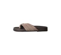 Next Taupe Suede N. Premium Toe Thong Footbed Sandals