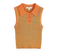 Next Tops en tricot jaune pastel / orange, Taille 4XL-5XL