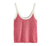 Next Tops en tricot rouge sang / blanc, Taille XL