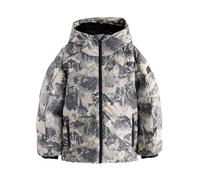 Next Veste d’hiver beige clair / gris / kaki, Taille 158