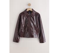 Next Veste en cuir synthétique rouge FR 42 Petite (EU 40 P)