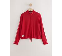 Next Veste légère à Col cheminée et fermeture éclair avec rayures latérales rouge L Regular (FR 46-48)