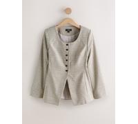 Next Veste sans col à carreaux