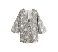Next Vêtement de plage noir / blanc cassé, Taille 48-50