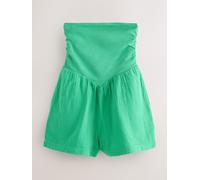 Next Washed Green Bandeau Jersey/ Woven Mix Playsuit