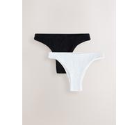 Next Bas de bikini noir / blanc, Taille XXL