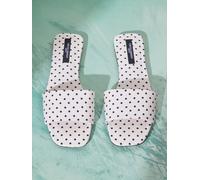Next White/Black Tabitha Simmons x Next Sea Breeze Mule Sandals