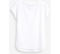NEXT Femme T-Shirt à Mancherons Blanc 36