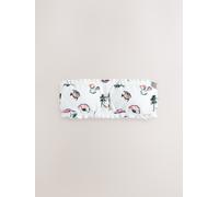 Next White Conversational Broderie Bandeau Bikini Top