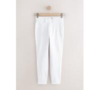 Next White Cropped Jersey Denim Leggings