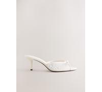 Next White Forever Comfort Sparkle Bow Mules