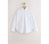 Next White N. Premium 100% TENCEL Lyocell Long Sleeve Shirt White EU 46 (UK 18)
