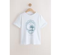 Next White Official Wuthering Heights License Graphic Crew Neck T-Shirt