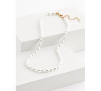 Next White Pearl Effect Short Necklace
