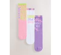 Next Wicked License Ribbed Ankle Socks 3 Pack