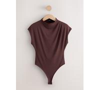Next Wine Red Soft Touch Slinky Nylon Cap Sleeve Bodysuit