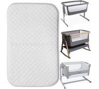Next2Me Matelas de chevet pour berceau Chicco & Tutti Bambini Next to Me - Lavable et hypoallergénique - Housse matelassée amovible - Extra épais - Taille 213 x 139 cm