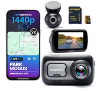 Nextbase® 522GW Dashcam Voiture Avant Arriere | 1440p 30fps Camera Voiture | Mode Parking 24h/24 et 7j/7 | Dash Cam Écran Tactile de 3" | Caméra de Bord avec Vision Nocturne | MicroSD de 64 Go Incluse