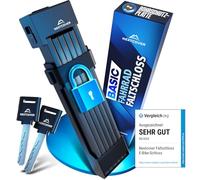 NEXTCOVER FoldBasic Antivol pliable pour vélo 100 cm - L'original - Avec technologie SteelSecure et 2 clés I Antivol pliable robuste pour vélo haute sécurité avec support