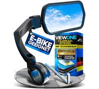NEXTCOVER® Rétroviseur de guidon pour vélo [droit] avec verre ProVision authentique | Rétroviseur de vélo fixe | Rétroviseur droit | Ebike | EScooter | Rétroviseur de vélo E Bike