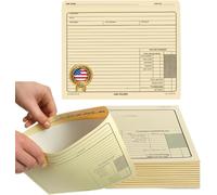 Nextdaylabels Lot De 50 Chem S De Travail Classiques En Manille 25,4 X 30,5 Cm \U2013 Résistantes \U2013 Préimprimées Pour Suivre Les Progrès De La Tâche, Le Calcul Des Coûts Et Les Correspo[Z1570]