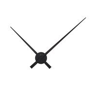 Nextime – Horloge murale Hands – Aluminium Ø 85 cm – Noir