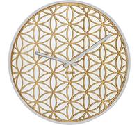 NeXtime 3194WI Bella Mirror Horloge Bois Blanc 50 x 50 x 6,5 cm