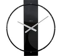 neXtime 3195ZW Carl Horloge Bois Noir 58,5 x 50,5 x 4,5 cm