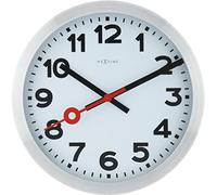 NeXtime 3999ar Station Horloge Verre Blanc