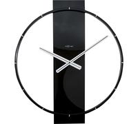 Nextime Carl Horloge murale bois noir - 58.2cm WD1679 (Taille unique) (Noir)