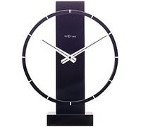 NeXtime Horloge Murale en Bois/Acier Noir Carl Taille S 27 x 1 cm 5226ZW