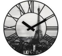 Nextime horloge murale - la ville in paris- plastique noir / blanc ø 39cm Multicolore G