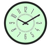 NeXtime Horloge Murale Lumineuse - Blanc - 35 cm - Pas de Bruit de coutil! - Lumineux