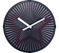 NeXtime Motion Star-Red Wallclock, Plastique, Ø 30 cm