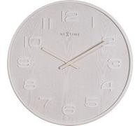 NeXtime 3095wi Wood Wood Big Horloge Bois Blanc