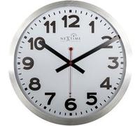 neXtime 3999ARRC Station RCC DCF Horloge Aluminium Blanc 35 x 35 x 4,5 cm