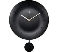 NeXtime nXt - Horloge Murale - Ø 30 cm - Plastique - Noir - 'Bowl'